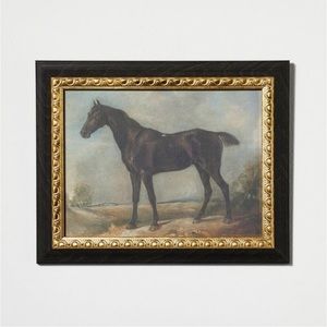 8x10 Stallion on Canvas Board w/ Ant Frame Gold/Light Brown-Studio McGee